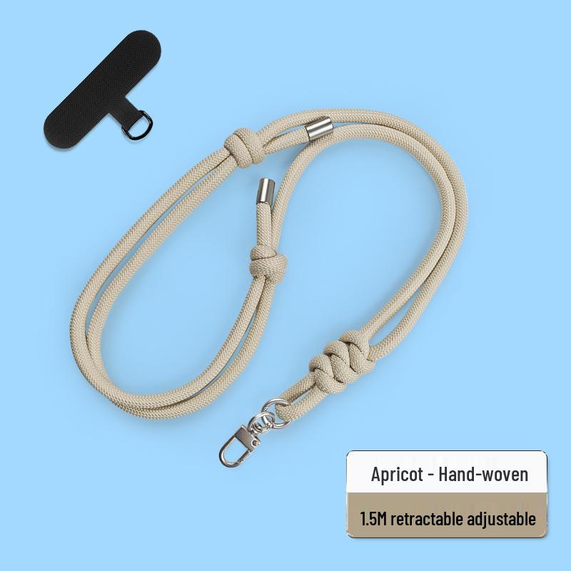 Ultra-Thin Transparent TPU Phone Case with Lanyard Clip and Anti-Lost Patch