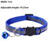 Pet Collar Reflective Safety Buckle Collar Bell Round Ear Cat Dog Collar Glowing Collar