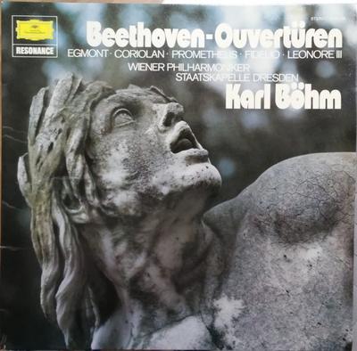 LP Record BEETHOVEN, KARL BÖHM - Overtures 2535135 DEUTSCHE GRAMMO 1975 Germany Classical Used