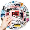 Waterproof Programming Stickers for Laptop, Cute Graffiti Decals for Computer, Tech Themed PC Decals for Students Programmers