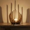 Manual Assembly Lotus-shaped Candle Holder Decorative DIY Candle Stand  Home Table Decor