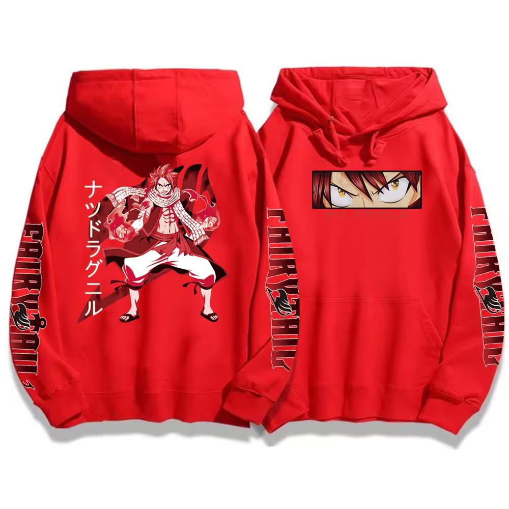 

Natsu Printed Hooded Anime Fairy Tail Streetwear Men Women Oversized Hoodie Harajuku Sweatshirt Unisex Classic Simple Pullover 3XL