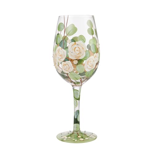 Enesco Lolita Wine Glass Bouquet In Bloom 6010661