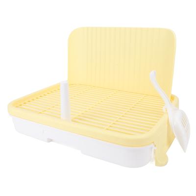Dog  Ing Toilet with Pee Wall Large Size Easy Cleanup Leakproof Stable Structure Puppy Potty Tray for Medium Large Dogs