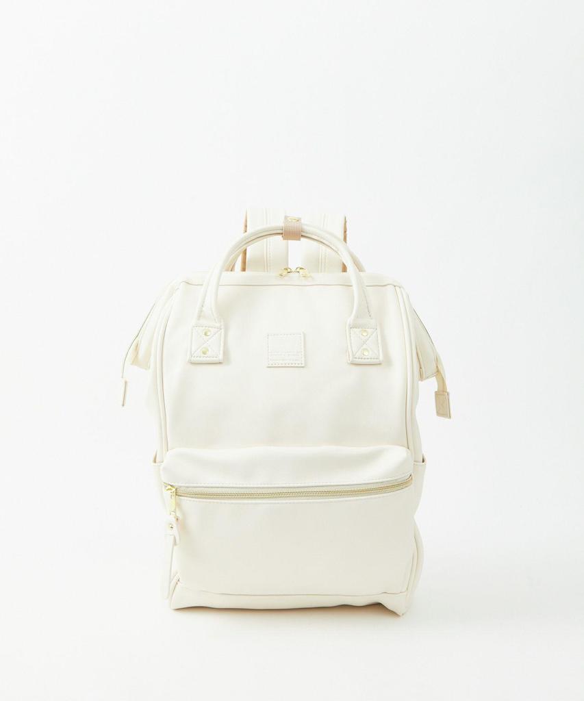 Rakuten Women's PU Leather Gold-Mouth Backpack - Travel & School Bag