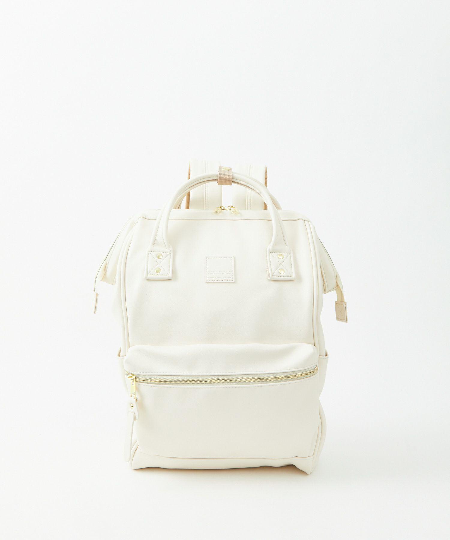 Женский рюкзак из искусственной кожи Japan Rakuten Золотая дорожная школьная сумка Regular 402717cm fits 14-inch PC слоновая кость 2940₽