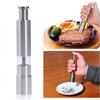 Manual Salt Pepper Grinder Stainless Steel Kitchen Manual Thumb Grinder Sauce Milling Stick for Black Pepper, Sea Salt, Spice