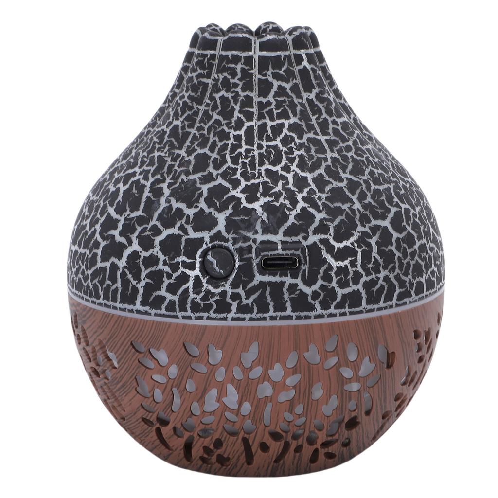 Diffuser Humidifier Luminous Hallow USB Aromatherapy Diffuser Silent Auto Shut Off for Home Spa