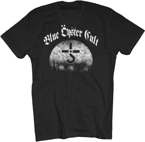 Blue Oyster Cult Graveyard Music Band Album Rock Mens Metal T Shirt 13255-BLA 2XL