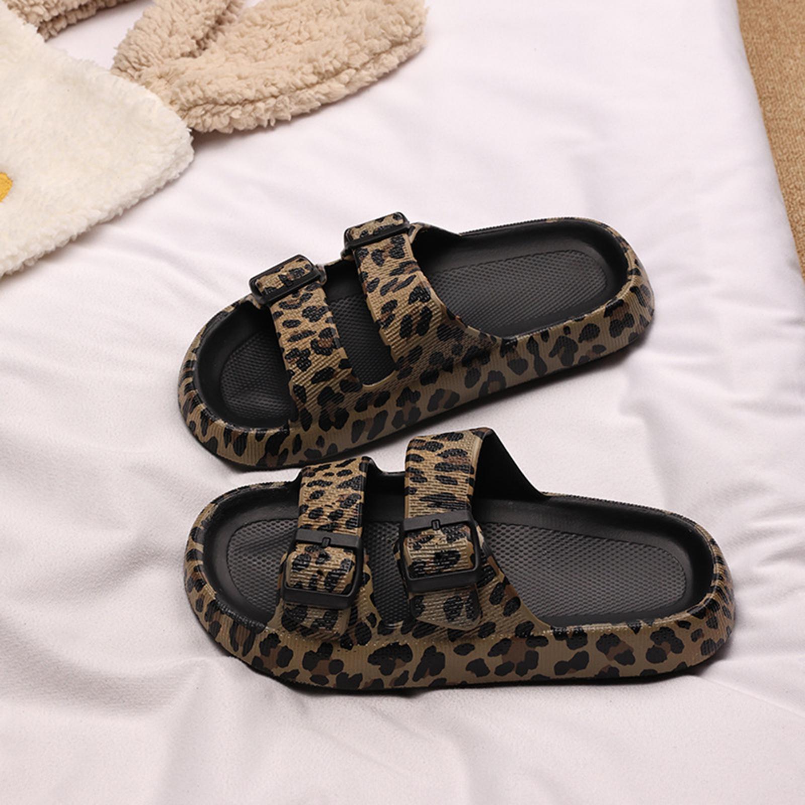 

Beach Printed Flip Flops, Summer Outdoor Beach Flip-flops With Thick Soles And Buckles one size