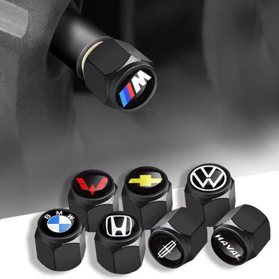 Anti-Theft Metal Valve Caps for Car Tires