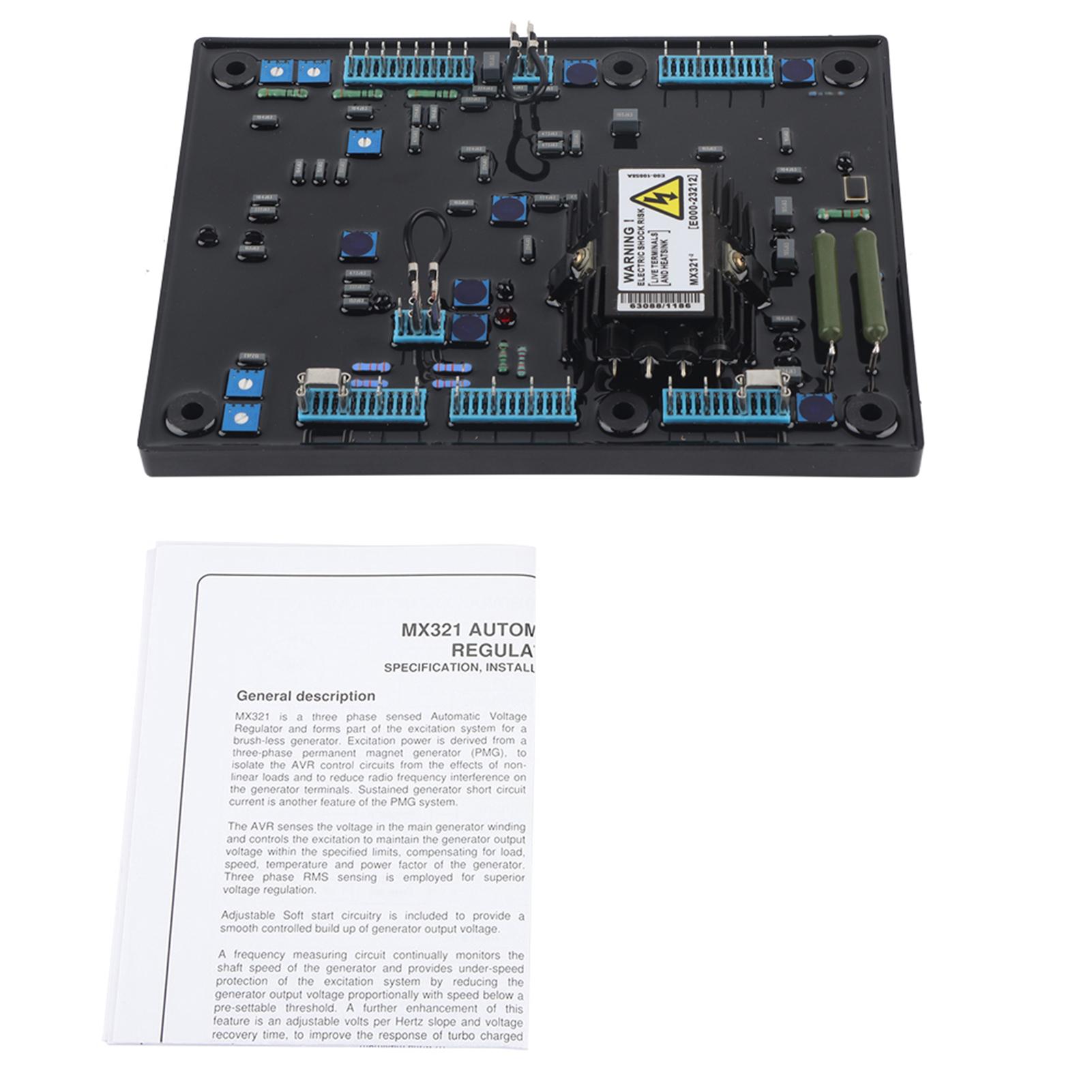 

MX321 AVR Automatic Voltage Regulator Controller GeneratorGensets Parts