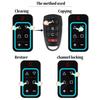 8-Ch Rechargeable Gate Remote Cloner Multi-Frequency 310-915MHz Type-C Universal Duplicator