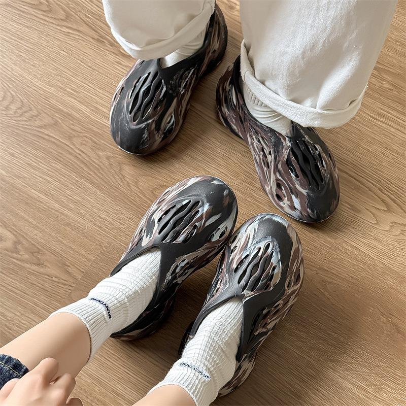 3818 kokosové yeez dírkované boty dámské Kanye léto nové pár plážové chladné pantofle pánské