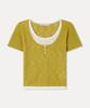 MIXXO Layered Short Sleeve Knit_Miwkag614T