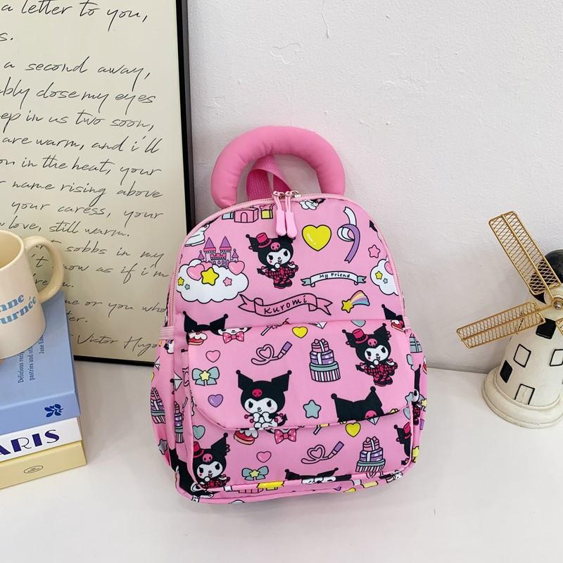 Cartoon Animation Cute Little Girl Backpack Kindergarten Small And Medium Class Baby Schoolbag Foreign Style Printing Children'S Backpack