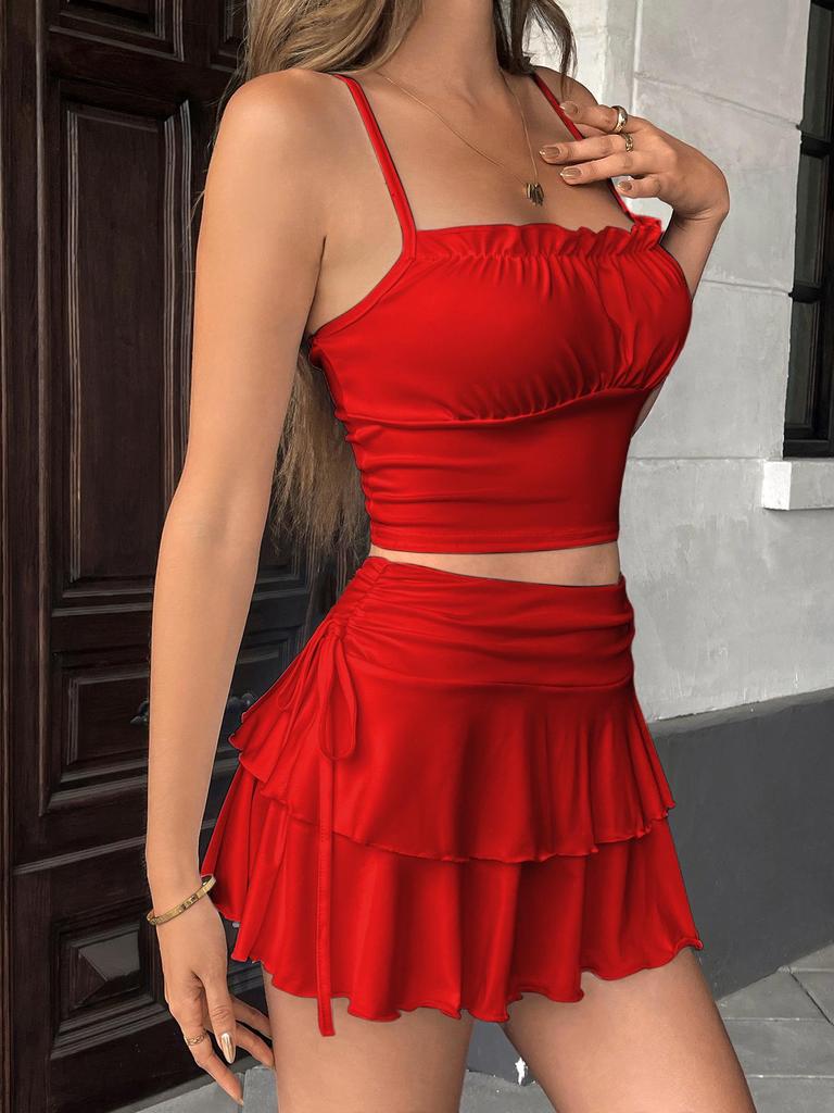 Women's European & American Chic Casual Midi Skirt - Versatile, High-Quality Summer Wear