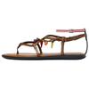 Pu Buckle Fashion Accessory One Strap Sandals 1.5Cm Women Sandals Brown 1607610105