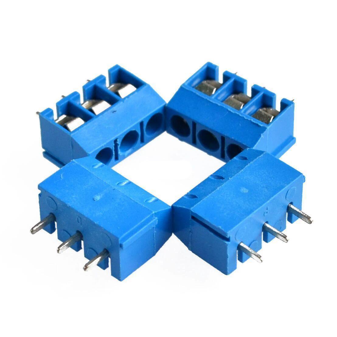 

10 ШТ KF301 3-контактний гвинтовий роз єм 5 мм крок 5.08-301-3P 301-3P 3-контактний