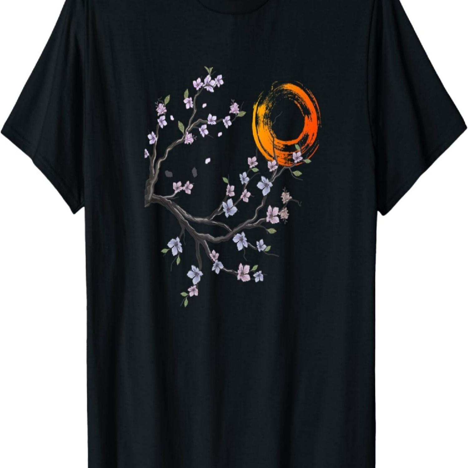 Vintage  Sakura Cherry Blossom T-Shirt(8) S