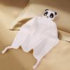 Animal Loveys for Babies Soothing Towel Muslin Security Blanket Panda Rabbit Self-Soothing Anti-Drop Towel for Sleeping Newborns