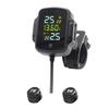 Bezdrátový LCD displej QC3.0 Alarmový systém monitorování tlaku v pneumatikách motocyklu