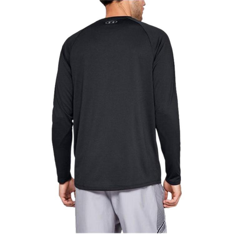 Under Armour T-Shirts Men's Black Crew Neck Moderate Unisex 1358562-001