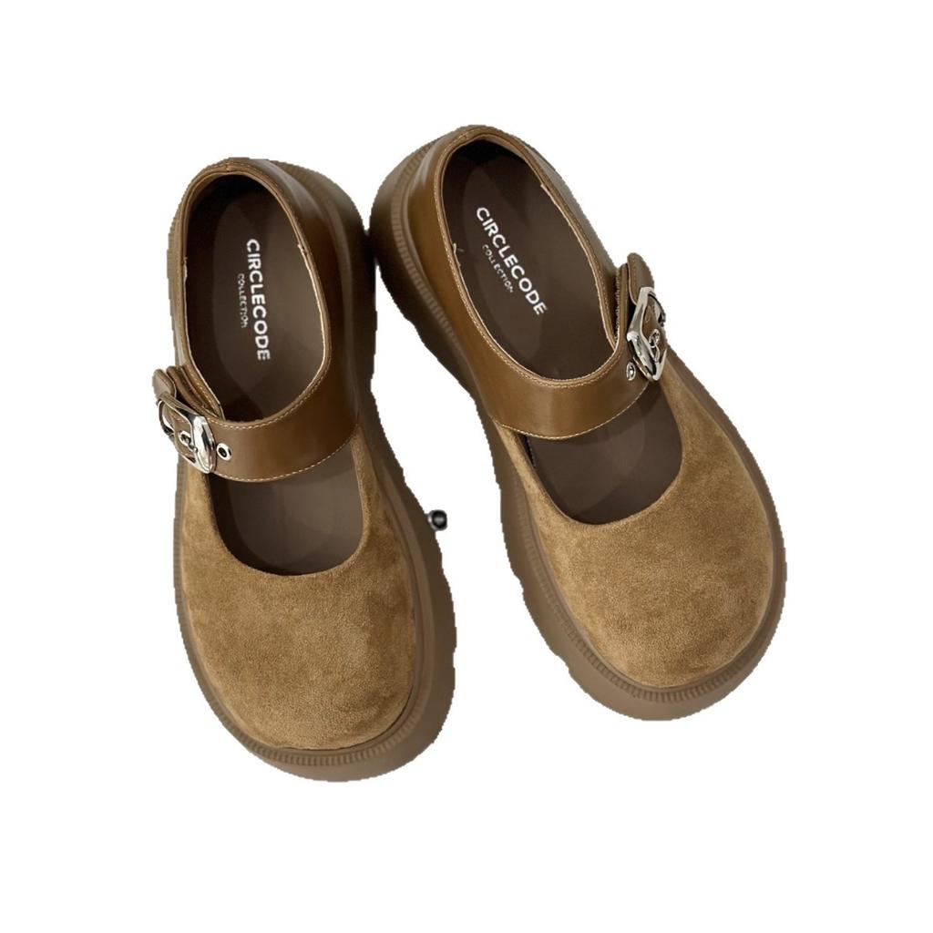 Muffin platform jk small leather shoes women's 2025 autumn new British style heightening Mary Jane women's shoes single shoes loafers