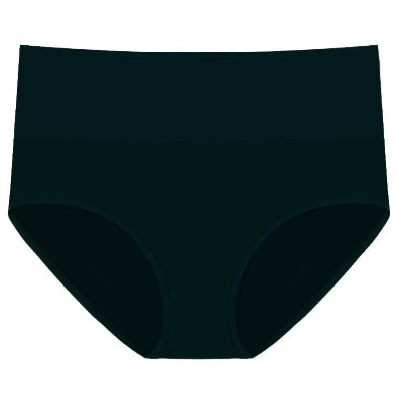 

Нижнее белье из чистого хлопка для женщин с высокой талией, утягивающее белье для живота и бедер, популярное на Amazon, большой размер, треугольное 6XL чёрный