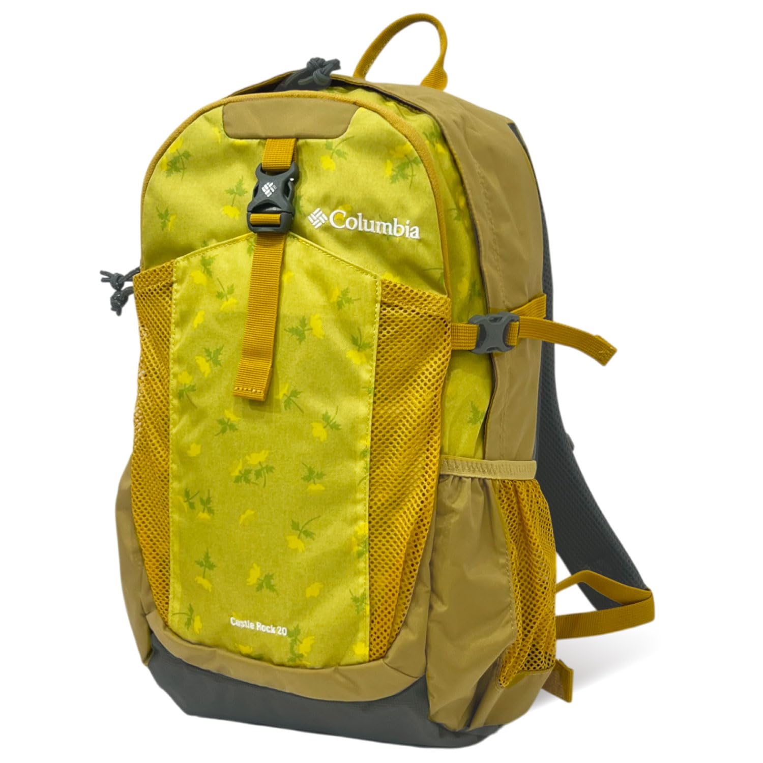 

Columbia Castle Rock 20L Backpack II One Mineral Yellow Pattern PU8663, Size,