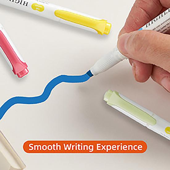 5/35 Stück Echte Milde Textmarker Doppelspitze Pastell Textmarker Stift Sortierte Farben Marker