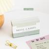 RosyPosy soft design tea fragrance index card, large capacity 150 word memory message sticky note card