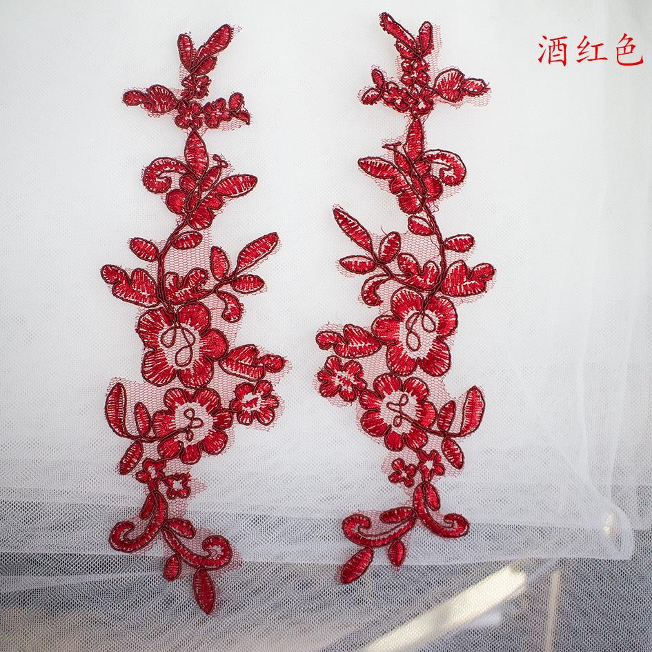 Wedding Dress With Flowers, White Car Bone Lace Flower Lace Accessories, Handmade Diy Jewelry Headgear Flower Patch