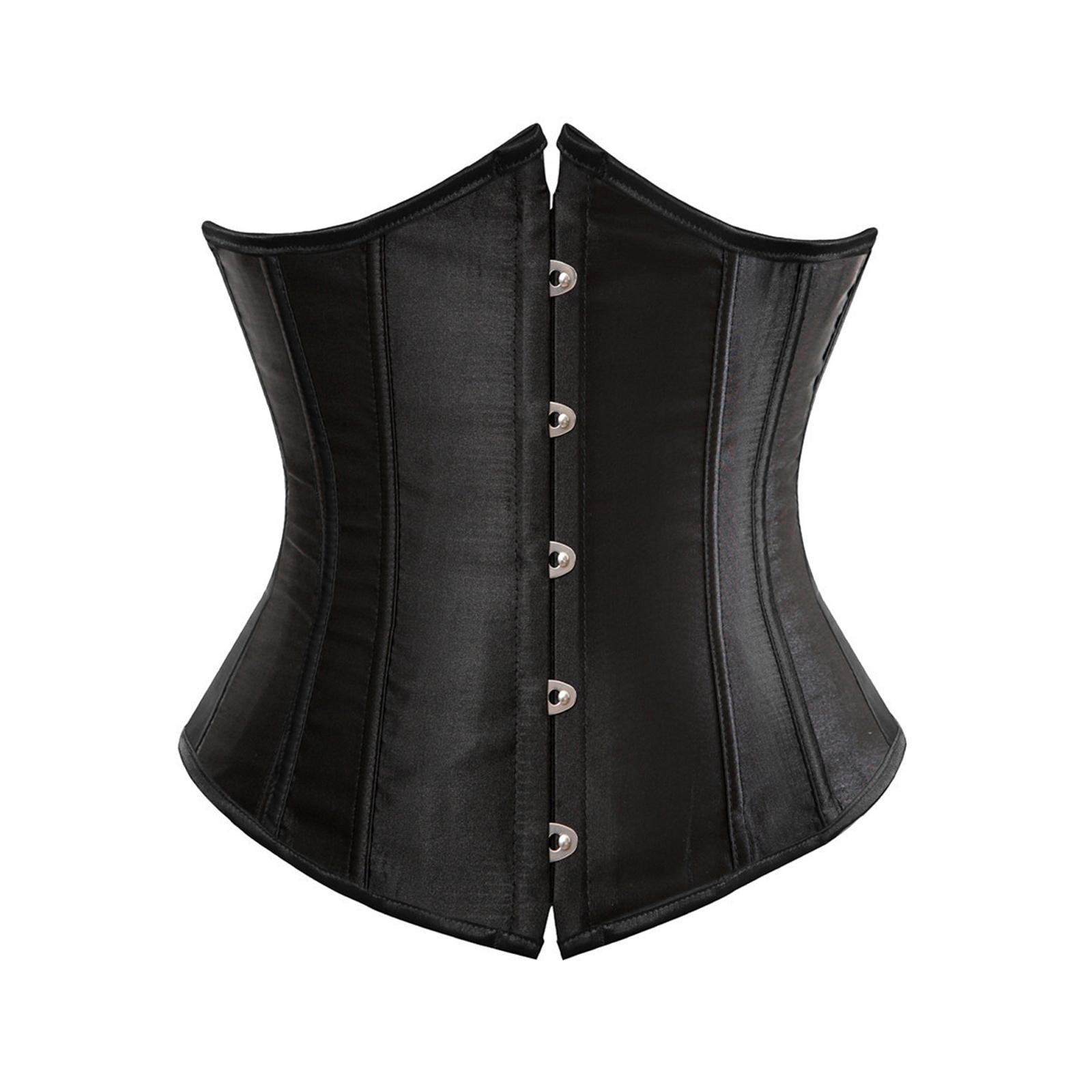 

Женское ультра-жесткое корректирующее белье Waist Trainer Body Shaper Корсет для подгрудной утяжки Tummy Slimmer Nipper L чёрный