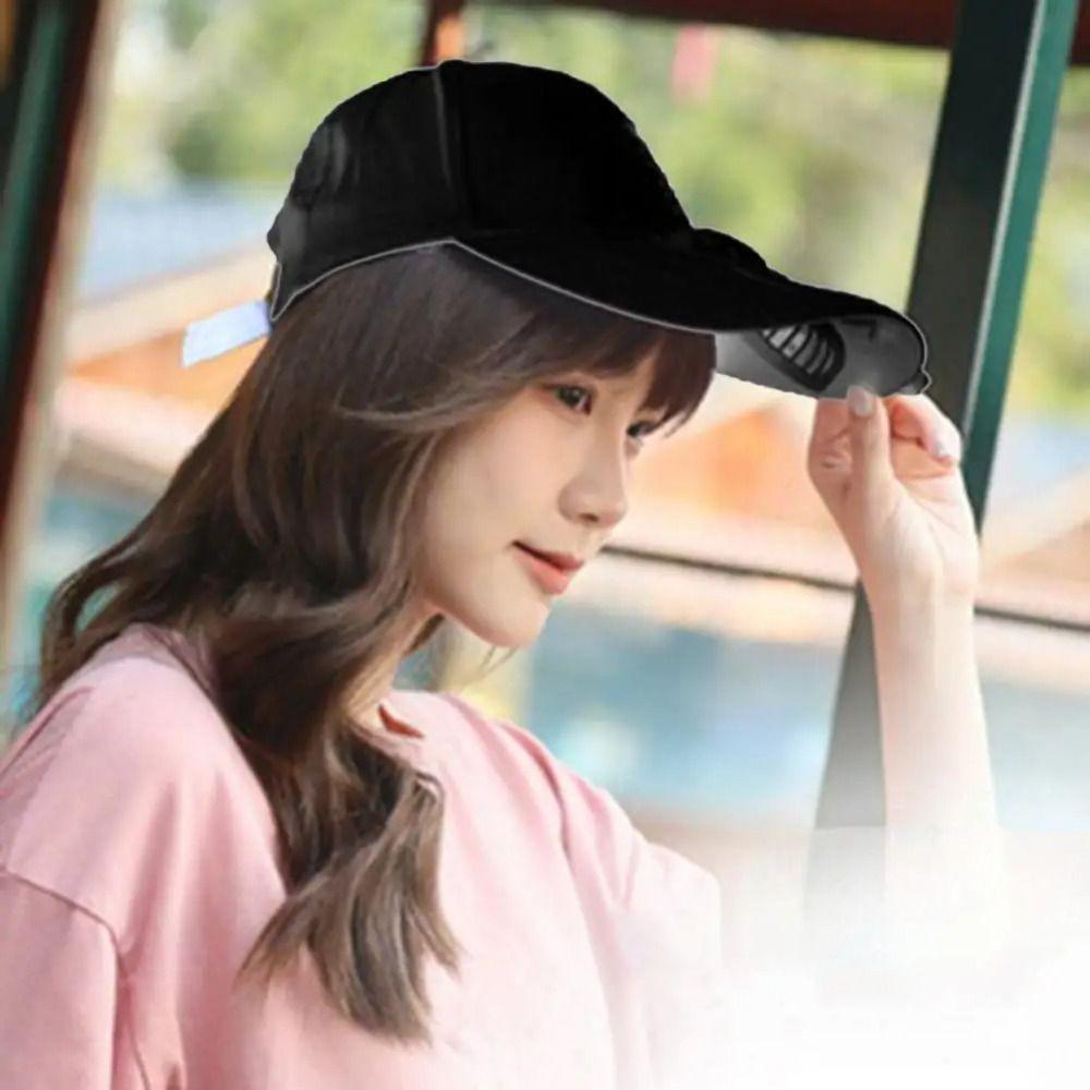 with Cooling Fan Fan Baseball Hat Solar Charging Sun Protection Cap Casual Fan Sunhat  Outdoor