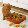 Carrot Farm Gnawing and Biting Dog Toys Relieve Boredom Interact Pet Plush Puzzle Toys Puppy Brain Training Feeding Games Gifts