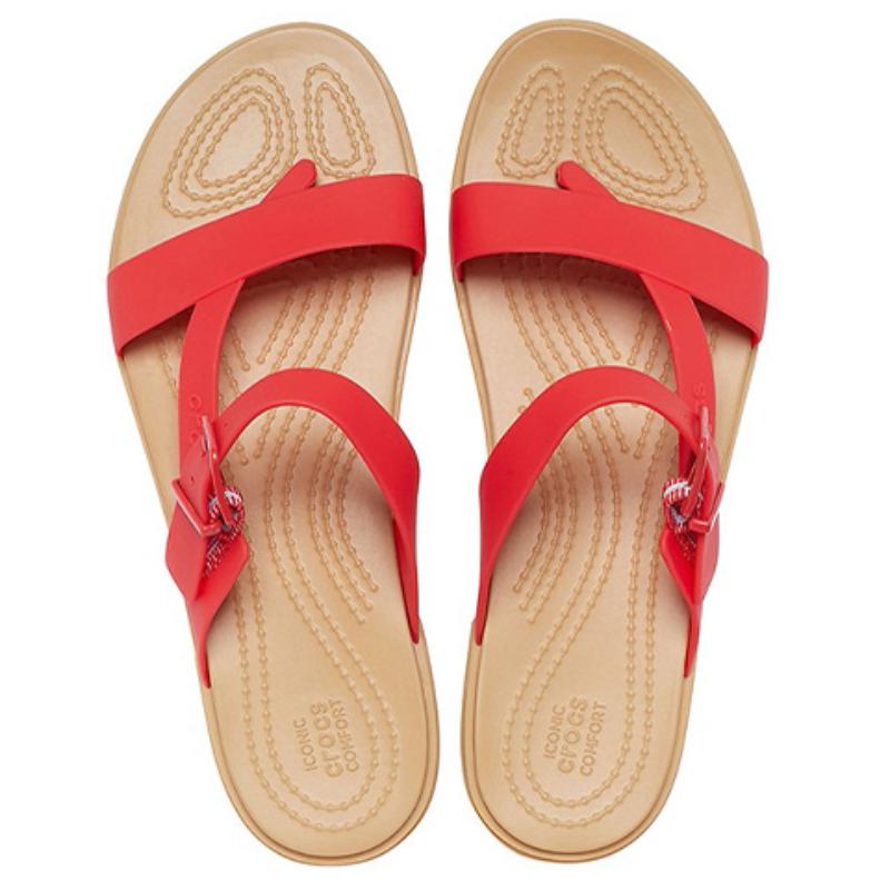 Crocs Casual Flame Slippers Women's Red