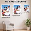 Disney Diamond Art Painting Kit 5D Diamond Winter Snow Scenery Painting Dot Art Gemstone Crystal Art Paint Diamond Home Wall Decor