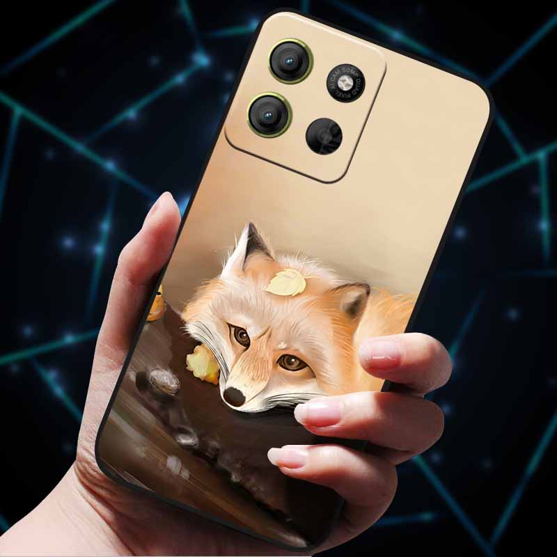 For Moto G15 4G Case Painted Cats Soft Silicone Lovely Back Case for Motorola Moto G15 Power G 15 Phone Cover MotoG15 etui Funda
