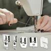 Extended Presser Foot for Flatbed Sewing Machines Sturdy Alloy Construction Smooth Cloth Feeding