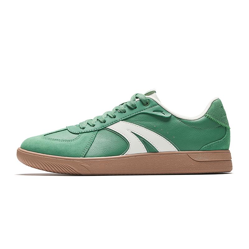 ANTA Men Classic Retro German Training Casual Shoes Green White Gum Sole 912518009-7 40