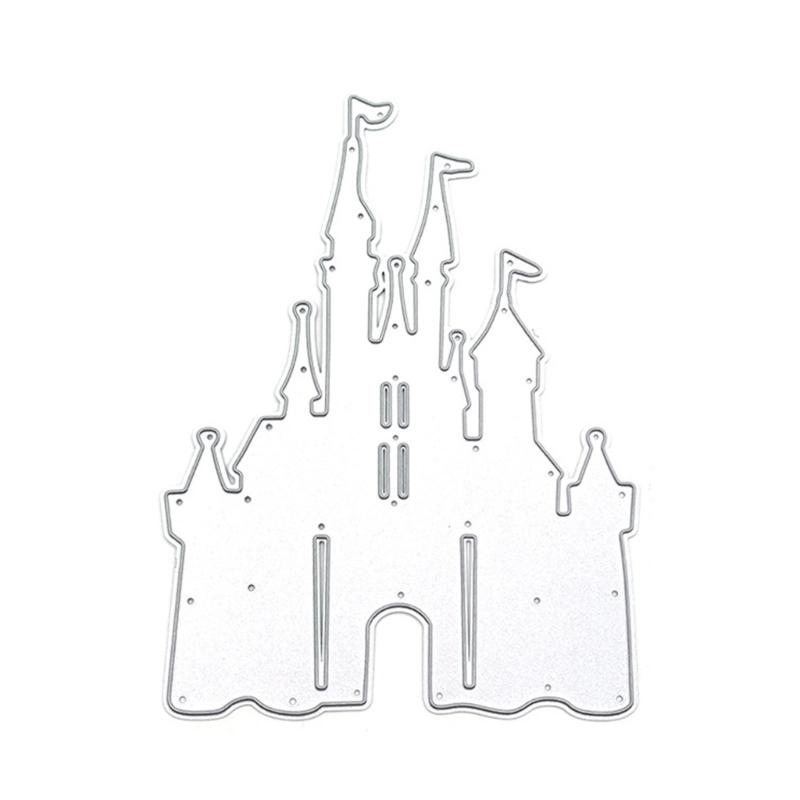 Castle Metal Cutting Dies Stencils for DIY Scrapbooking Decorative Embossing Paper Cards Template Decor Die Cuts