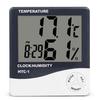 Portable Mini Indoor LCD Digital Thermometer Hygrometer Alarm Clock Home Instruments