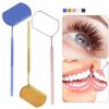 Lash Artist Mirror & Tweezers Set: Lightweight, Portable Square Mirror for Lash Extensions