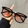 1-piece Set of Orange Fashionable Women's Glasses Suitable for Travel Fashion Shows and Daily Wear
