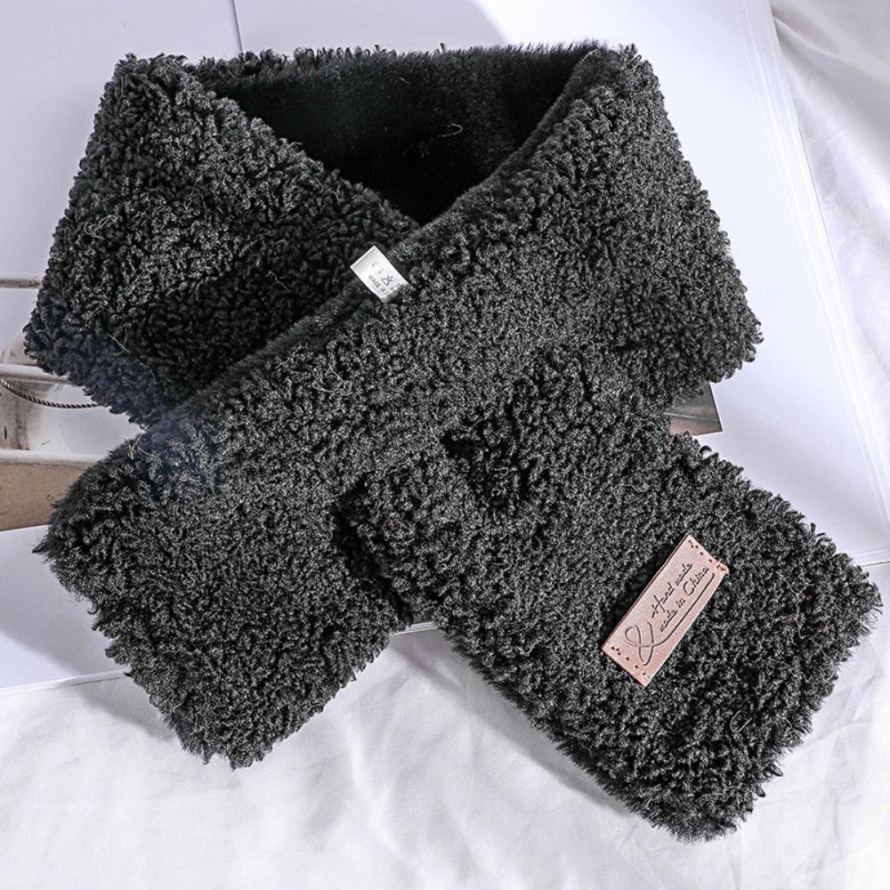 Thicken Neck Scarf Winter Warm Neck Warmer New Cross Scarf