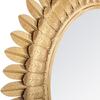 Atmosphera 70 Cm Round Gold Leaf Metal Mirror