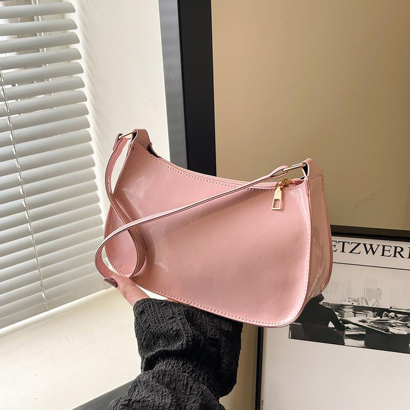 1Pc This Year's Popular Fashion Korean Version Shoulder Bag Women's Spring New Versatile Ins Solid Color Gentle Small Square Bag
