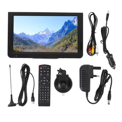 Tragbarer 10-Zoll-Digitalfernseher 1080P Video 1024x600 Auflösung TFT-LED-Bildschirm Hohe Empfindlichkeit Tuner 4000mAh Akku