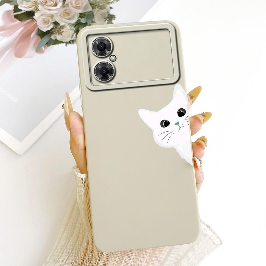 For Xiaomi Poco M4 5G Case Cute Rabbit Cartoon Cover Shockproof Soft TPU Phone Case For Xiaomi Poco M4 PocoM4 5G Back Cover Bags